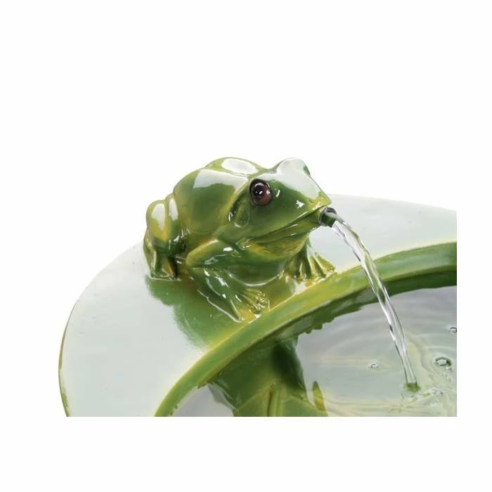 H64cm Frog Cascading Solar Water Feature by Solaray 5 H64cm Frog Cascading Solar Water Feature by Solaray - Image 3