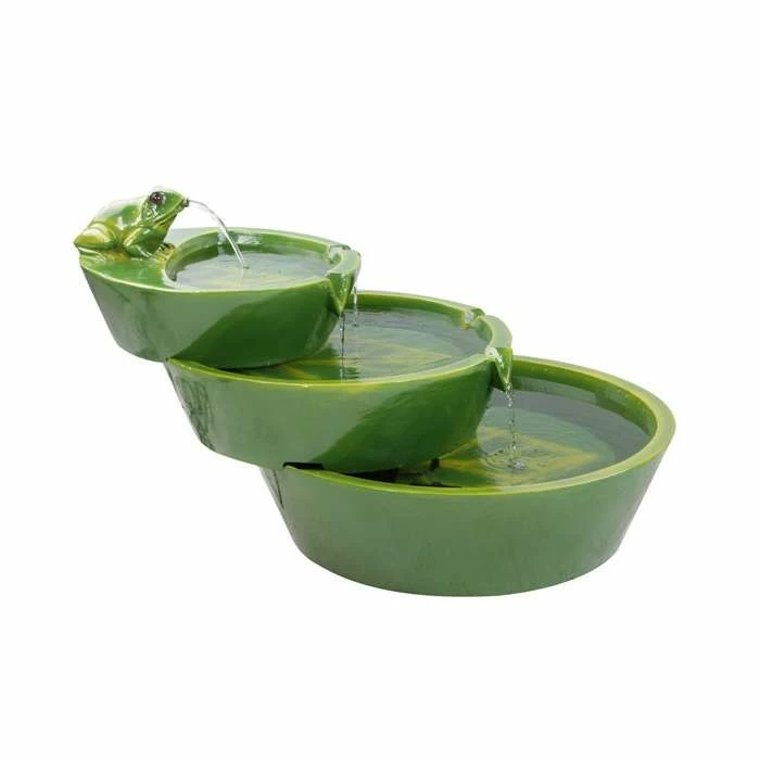 H64cm Frog Cascading Solar Water Feature by Solaray 6 H64cm Frog Cascading Solar Water Feature by Solaray - Image 4