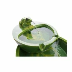 H64cm Frog Cascading Solar Water Feature by Solaray 21 H64cm Frog Cascading Solar Water Feature by Solaray -Water Features Shop WF8572 add image 8 aab1