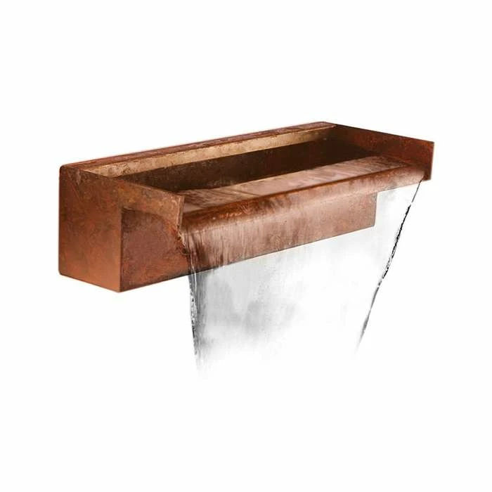 60cm Corten Steel Waterfall Blade Cascade (Sheer Descent) by Ambienté™ 3 60cm Corten Steel Waterfall Blade Cascade (Sheer Descent) by Ambienté™