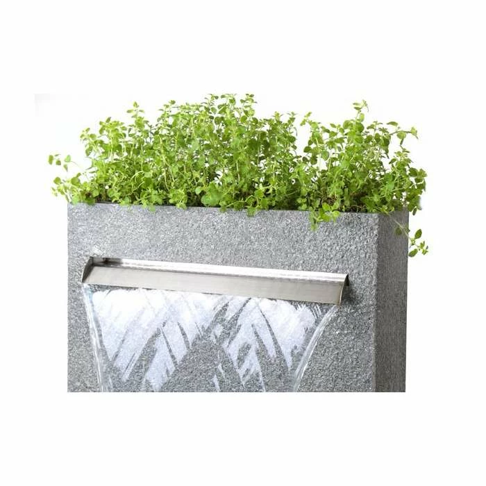 H89cm Cascata Delle Granite Touch Waterfall Planter with Lights by Ambienté 4 H89cm Cascata Delle Granite Touch Waterfall Planter with Lights by Ambienté - Image 2