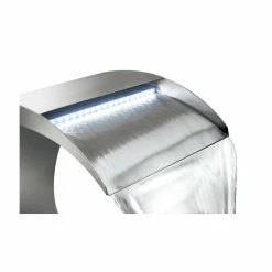 H65cm Atlantis Stainless Steel Water Feature with Lights by Ambienté -Water Features Shop WF9375LPRG add image 4 59c8