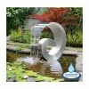H65cm Atlantis Cascading Stainless Steel Water Feature with Lights by Ambienté -Water Features Shop WF9375NR main image 35d9