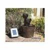 H49cm Dunwich Cascading Bucket Solar Zinc Water Feature by Solaray 2 H49cm Dunwich Cascading Bucket Solar Zinc Water Feature by Solaray -Water Features Shop WF9637 main image 7991
