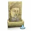 H100cm Nirvana Buddha Falls Water Feature with Lights | Indoor/Outdoor Use by Ambienté -Water Features Shop WF9827 main image 918d