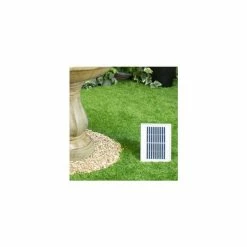 H92cm Cream Imperial Round Tiered Solar Water Fountain with Lights by Solaray -Water Features Shop WF9887 add image 2 c918