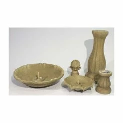 H112cm Antique Imperial Round-Tiered Solar Water Fountain with Lights by Solaray -Water Features Shop WF9889 add image 8 a337