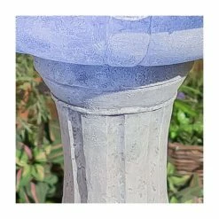 H112cm White Imperial Round Tiered Solar Water Fountain with Lights by Solaray -Water Features Shop WF9892 add image 8 33c9