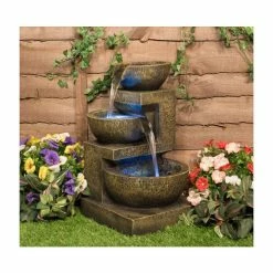H48cm Kendal 3-Tier Cascading Water Feature with Lights | Indoor/Outdoor Use by Ambienté 15 H48cm Kendal 3-Tier Cascading Water Feature with Lights | Indoor/Outdoor Use by Ambienté -Water Features Shop WF9897 add image 4 4fd1